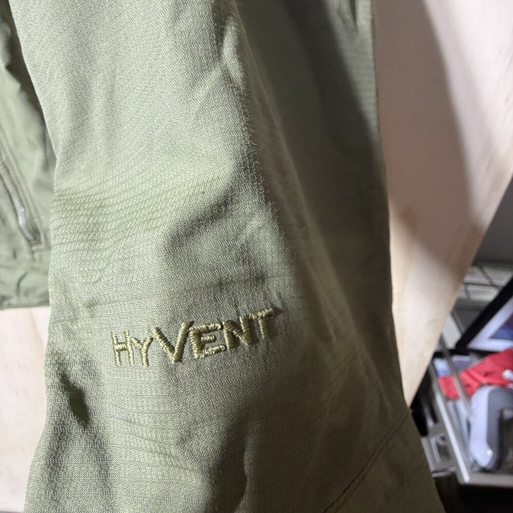The North Face HyVent Women’s Small Hooded Jacket Olive Green Outdoor - Picture 6 of 12